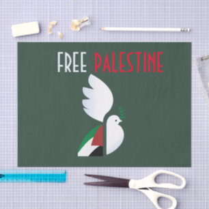 Free Palestine Tissue Paper