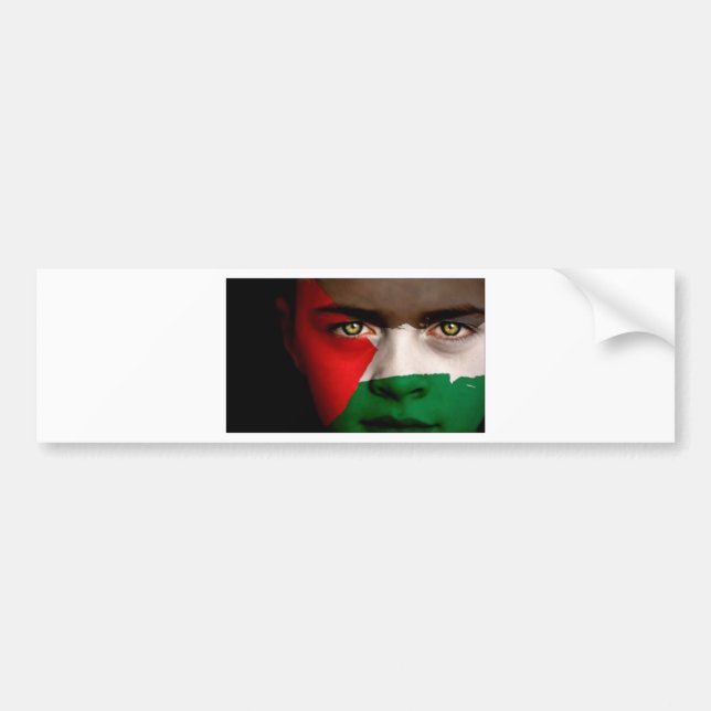 Free Palestine- Viva Palestina Bumper Sticker (Front)