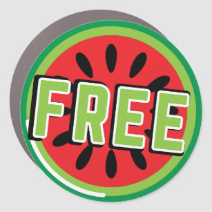Free Palestine watermelon- Freedom for Palestinian Car Magnet