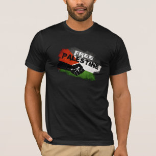 Free Palestine - We Exist (rear print) T-Shirt