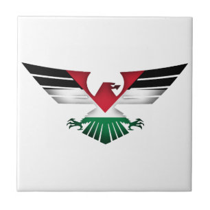 FREE PALESTINE - WINGS OF FREEDOM CERAMIC TILE