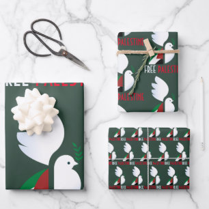 Free Palestine Wrapping Paper Sheet