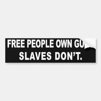 Free-people-own-guns Bumper Sticker