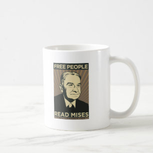 Free people Read Mises Coffee Mug