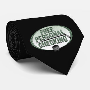 Free Personal Checking (hockey) Tie