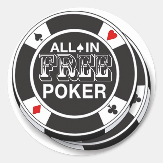 Free Poker stickers (Front)