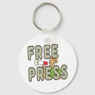 Free Press Key Ring