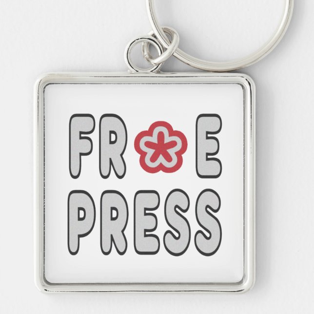 Free Press Key Ring (Front)
