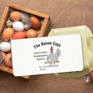 free range egg box Label farm shop