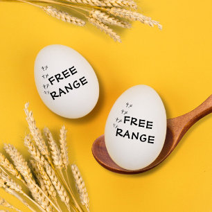 Free Range Eggs Egg Stamp