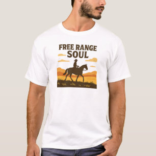 Free Range Soul Sunset Cowboy Graphic T-Shirt