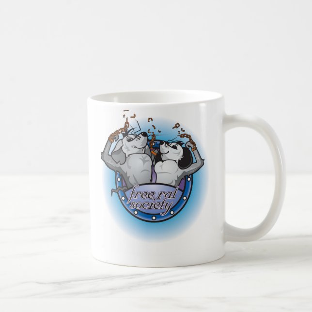 Free Rat Society Coffee Mug (Right)