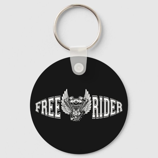 Free rider key ring (Front)