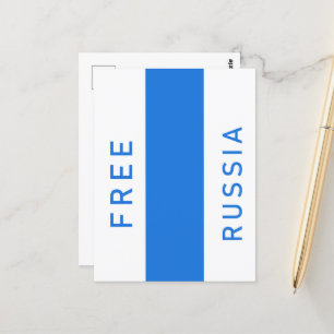 Free Russia new flag Postcard