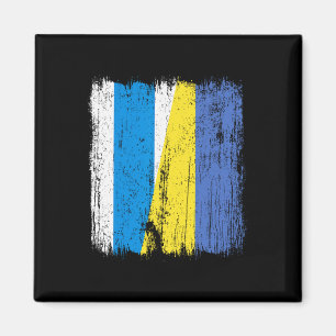 Free Russia Ukraine Half Flag Russian Opposition U Magnet
