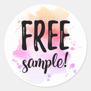 Free sample label