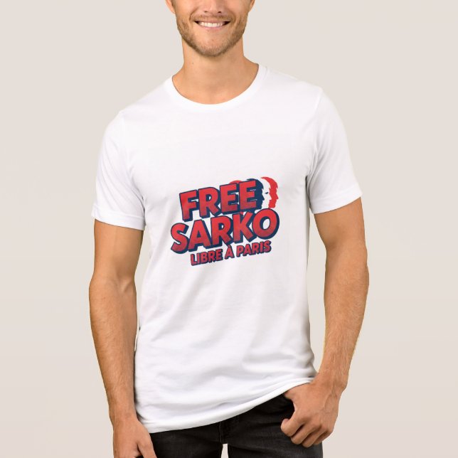 free sarko 1 Tri-Blend shirt (Front)