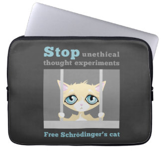 Free Schrodinger's Cat Laptop Sleeve