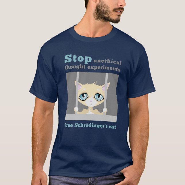 Free Schrodinger's Cat T-Shirt (Front)