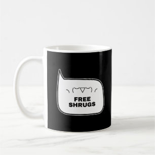 FREE SHRUGS Funny Kaomoji Japanese Emoticons 2 Coffee Mug