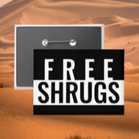 Free Shrugs Minimalist Beverage Cooler