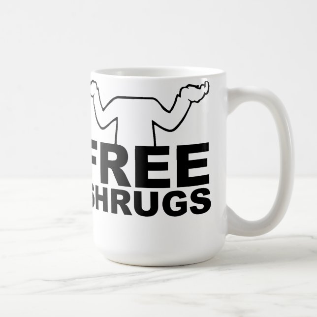 Free Shrugs Mug (Right)