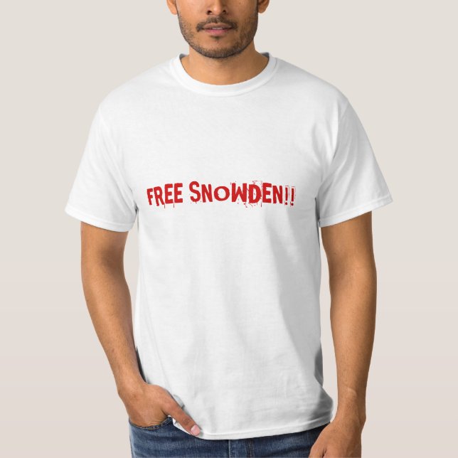 Free Snowden Tee (Front)