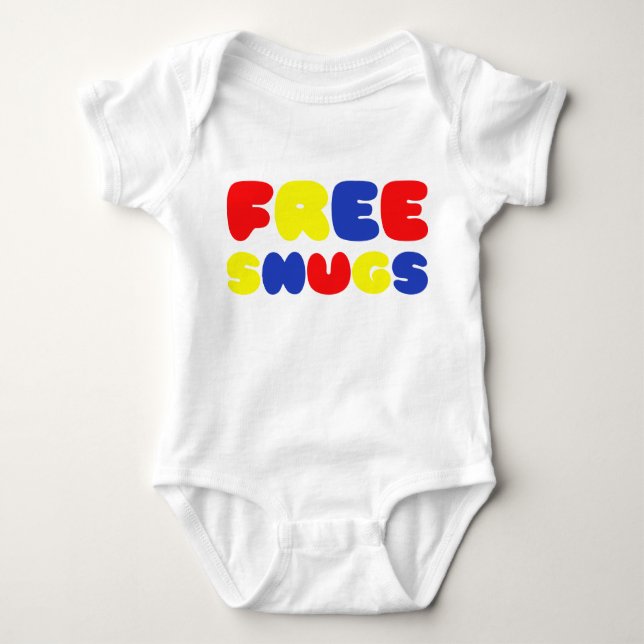 FREE SNUGS BABY BODYSUIT (Front)