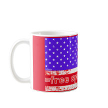 FREE SPEECH ARMY distressed american flag edition