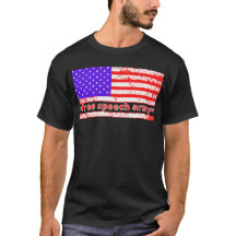 FREE SPEECH ARMY distressed american flag edition