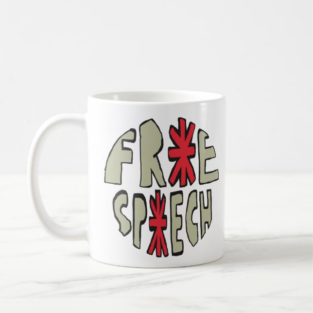 Free Speech Coffee Mug (Left)