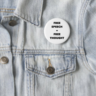 Free Speech = Free Thought button