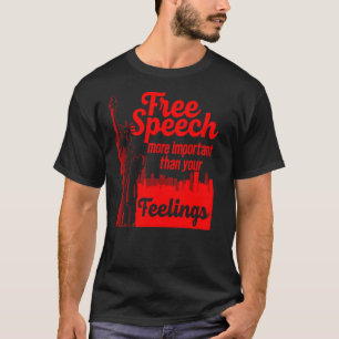 Free Speech Freedom Of Speech Journalist Writer T-Shirt