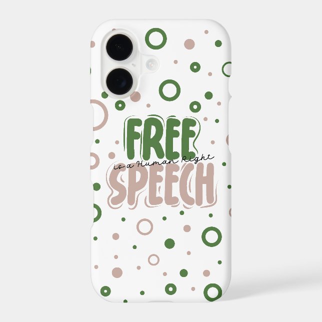 Free Speech Is a Human Right (Back)