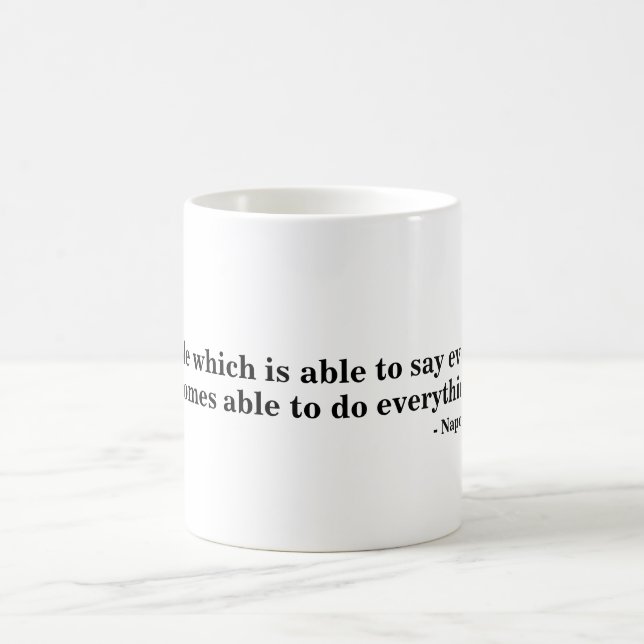 Free Speech Mug - Quote 32 (Center)
