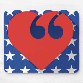 Free Speech USA Love Mouse Pad