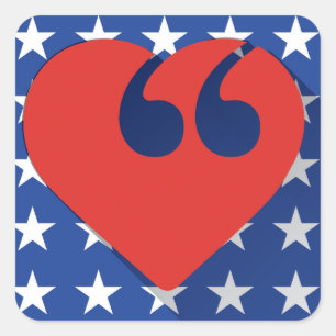 Free Speech USA Love Stickers