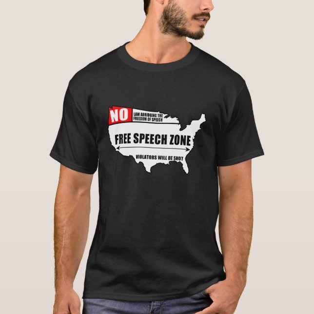 Free Speech Zone T-Shirt (Front)