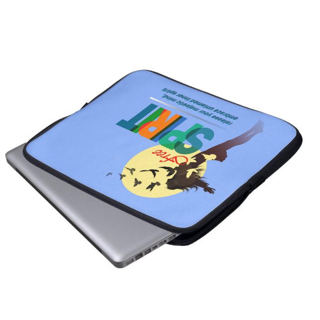 Free Spirit | 15" Laptop Sleeve (Front Bottom)