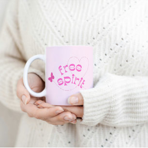Free Spirit and Butterflies Coffee Mug