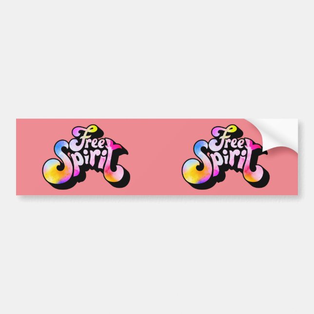 Free Spirit Bumper Sticker (Front)