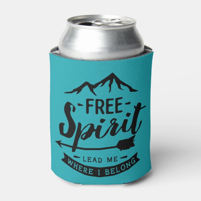 Free Spirit Can Cooler (Can Front)