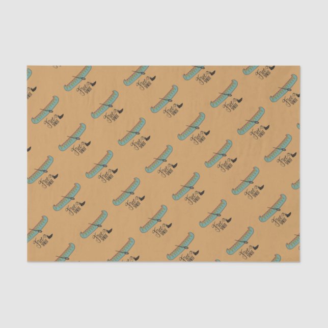 Free Spirit Canoe Tissue Paper (Front)