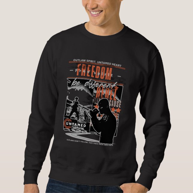 Free spirit, Different, Fighter Sweatshirt (Front)