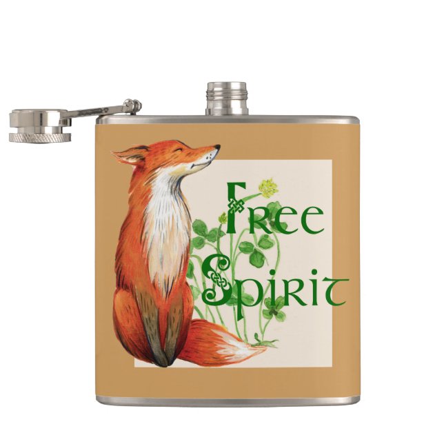 free spirit fox hip flask (Opened)