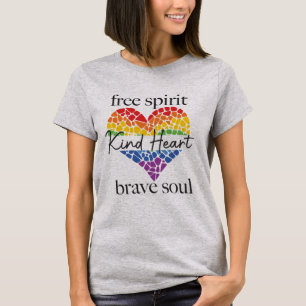 Free Spirit, Kind Heart Women's Heart Shirt