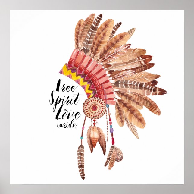 Free Spirit Love Inside Poster (Front)