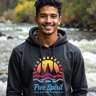 Free Spirit Over Beyond Boundaries Hoodie