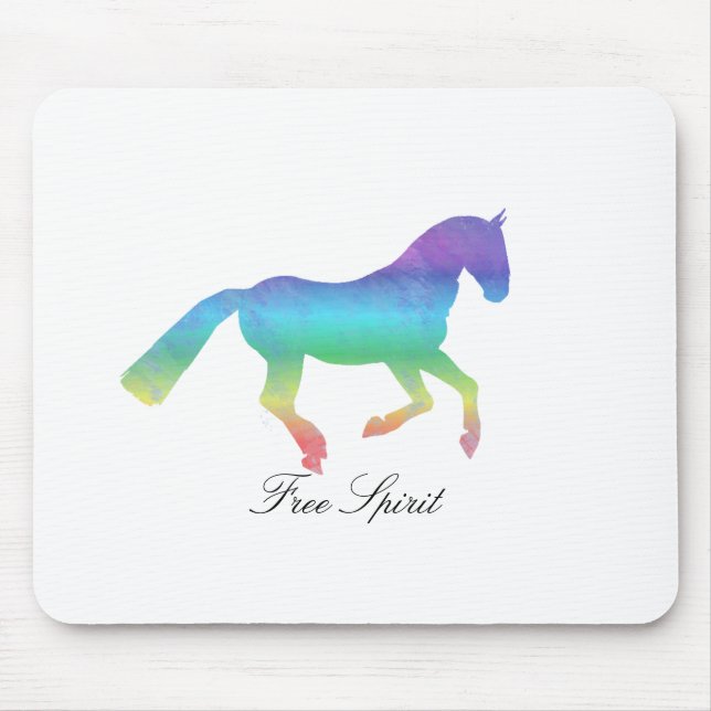 Free Spirit painted Horse Mouse Pad (Front)