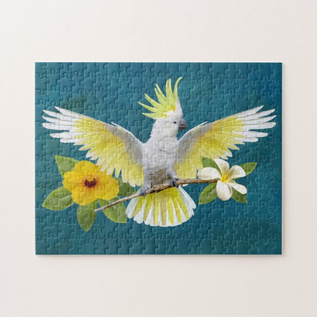 FREE SPIRITED COCKATOO JIGSAW PUZZLE (Horizontal)